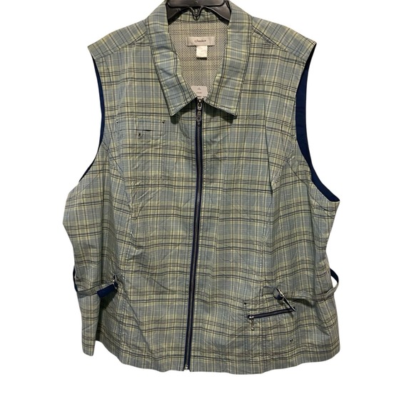 CJ Banks Jackets & Blazers - CJ Banks Women's Jacket Size 3X Utility Mesh Lined Full Zip Gardening